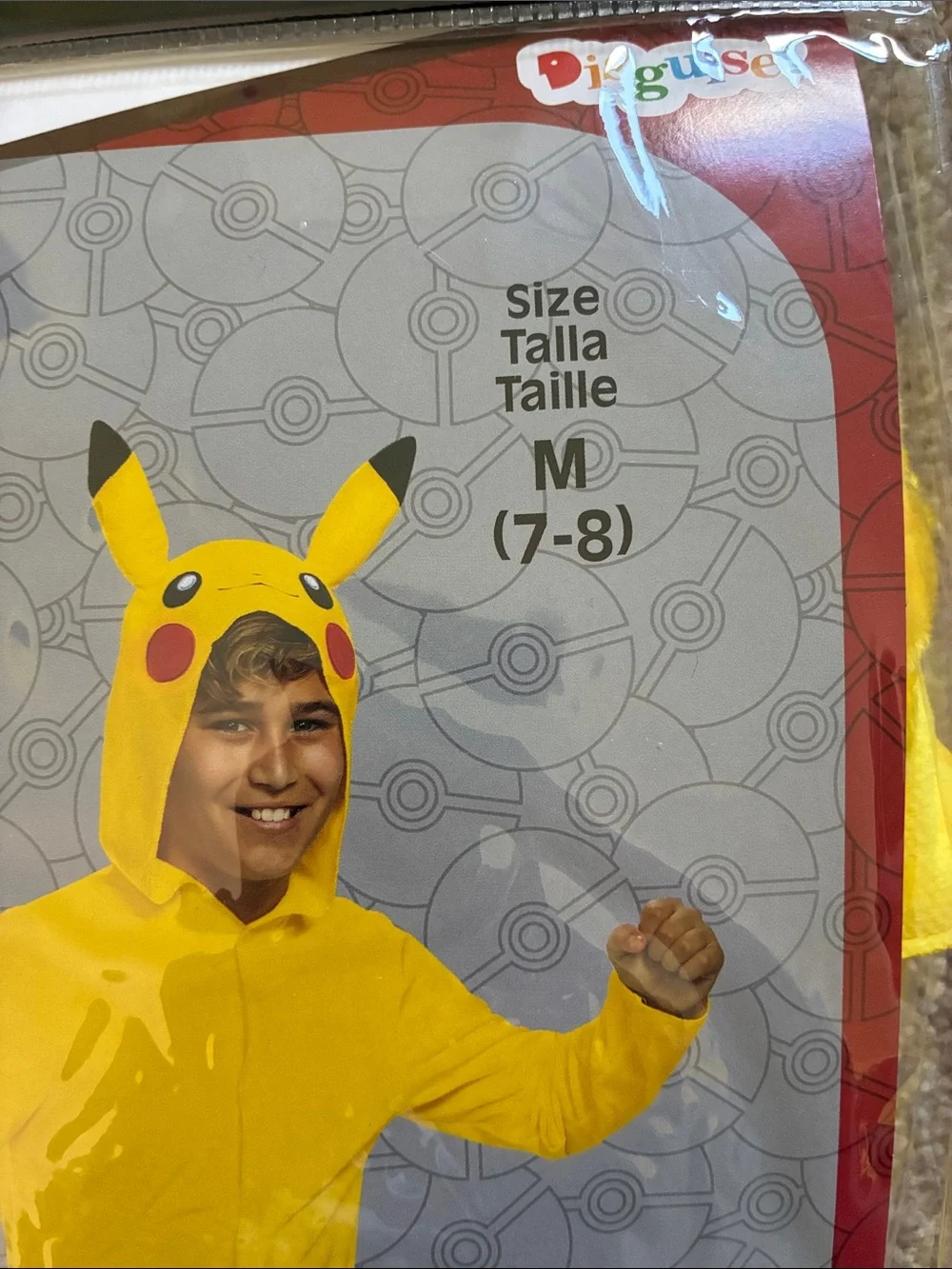 Pokémon Pikachu Child Costume - Size M (7/8) - Picture 2 of 7